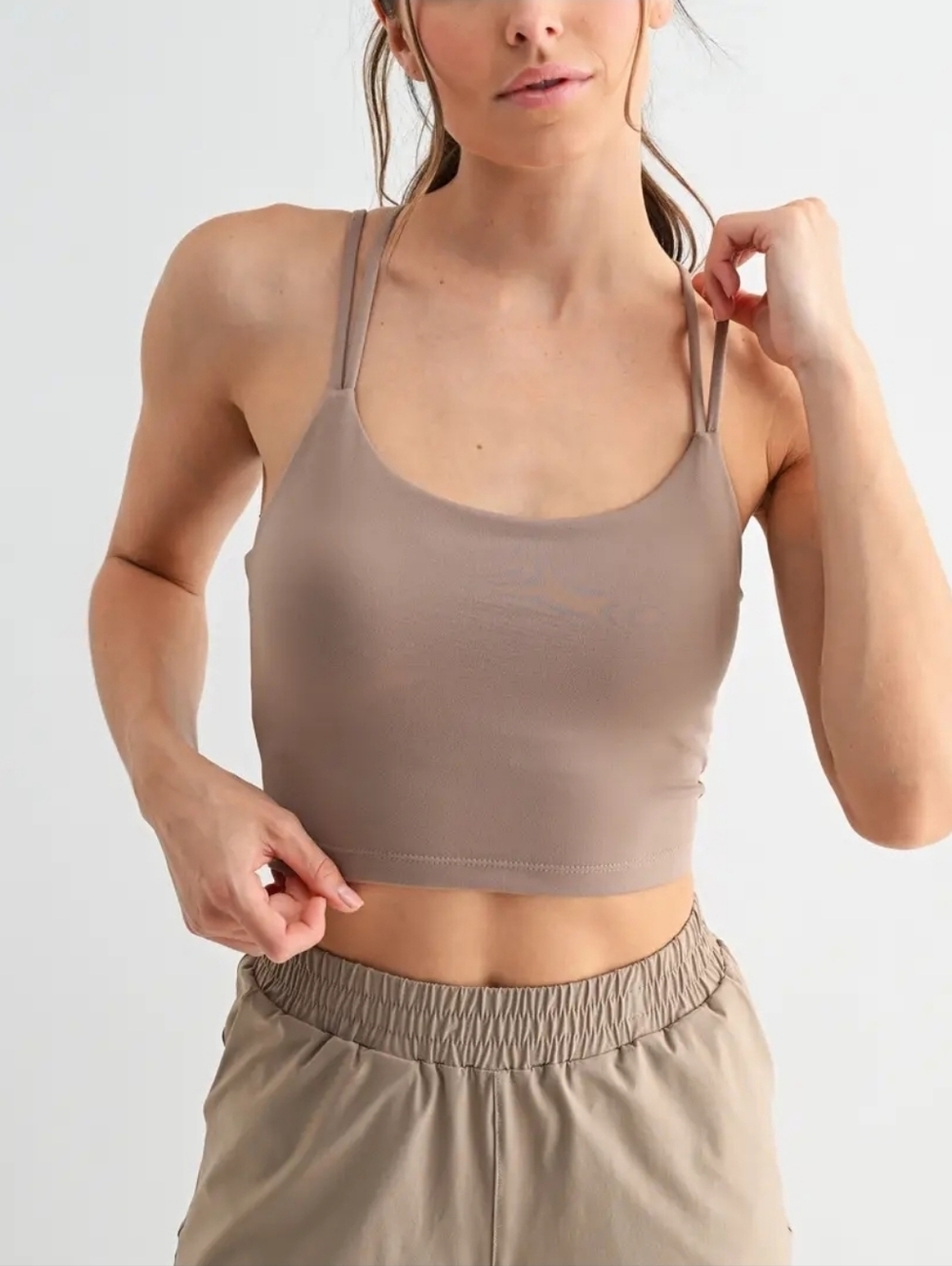 Venice Cloud Light Criss-Cross Sports Bra
